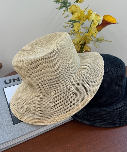 DouDou（ドゥドゥ）の「ペーパーサーモバケットハット（ハット・レディース・ブラック/ベージュ・FREE）」の11枚目の写真