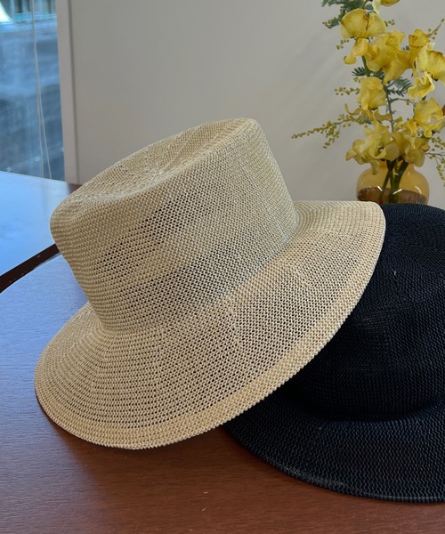 DouDou（ドゥドゥ）の「ペーパーサーモバケットハット（ハット・レディース・ブラック/ベージュ・FREE）」の10枚目の写真