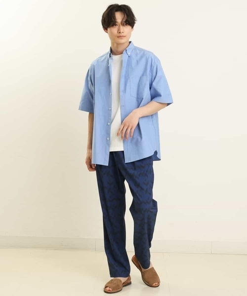 a.v.v（アーヴェヴェ）の「幾何学柄プリントイージーパンツ（その他パンツ・メンズ・ブルー・46/48）」の8枚目の写真