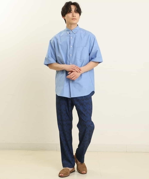 a.v.v（アーヴェヴェ）の「幾何学柄プリントイージーパンツ（その他パンツ・メンズ・ブルー・46/48）」の20枚目の写真