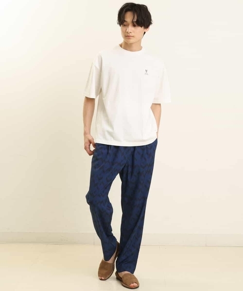 a.v.v（アーヴェヴェ）の「幾何学柄プリントイージーパンツ（その他パンツ・メンズ・ブルー・46/48）」の6枚目の写真