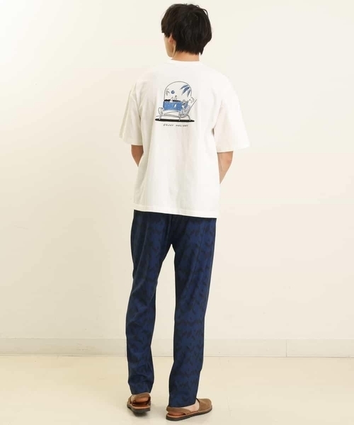 a.v.v（アーヴェヴェ）の「幾何学柄プリントイージーパンツ（その他パンツ・メンズ・ブルー・46/48）」の3枚目の写真