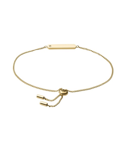 FOSSIL（フォッシル）の「フォッシル アクセサリー レディース ブレスレット ゴールド JF04018710（ブレスレット・レディース・ゴールド・FREE）」の2枚目の写真