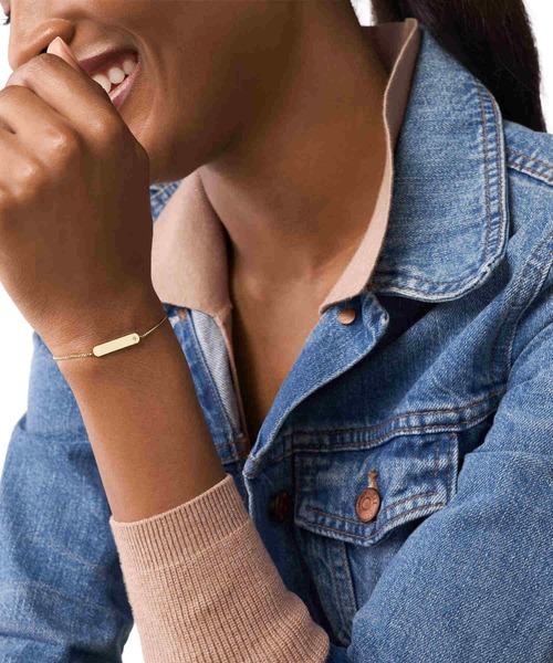 FOSSIL（フォッシル）の「フォッシル アクセサリー レディース ブレスレット ゴールド JF04018710（ブレスレット・レディース・ゴールド・FREE）」の5枚目の写真