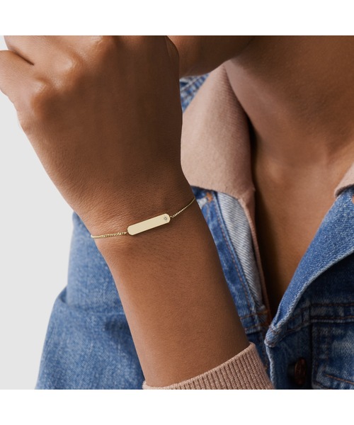 FOSSIL（フォッシル）の「フォッシル アクセサリー レディース ブレスレット ゴールド JF04018710（ブレスレット・レディース・ゴールド・FREE）」の8枚目の写真