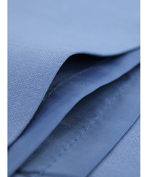 fleur by mint breeze(フルールバイミントブリーズ)の「【M~5L 大きいサイズ】Vネック Aライン ワンピース(ワンピース・レディース・ネイビー/ブルー・LL/3L/4L/5L/M/L)」の20枚目の写真