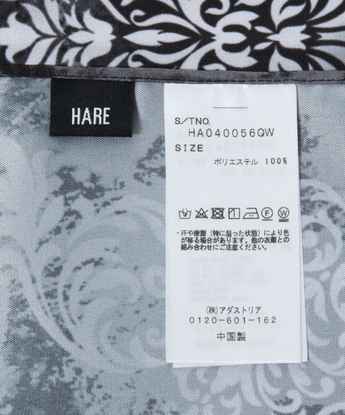 HARE(ハレ)の「アラベスクガラスカーフ(HARE)(バンダナ/スカーフ・メンズ・ブラック/オフホワイト・FREE)」の12枚目の写真