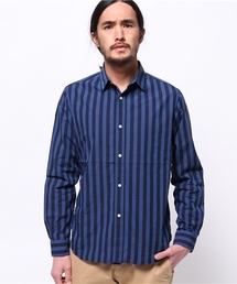 EDIFICE | ◇インディゴモチーフショートレギュラーシャツ(シャツ/ブラウス)