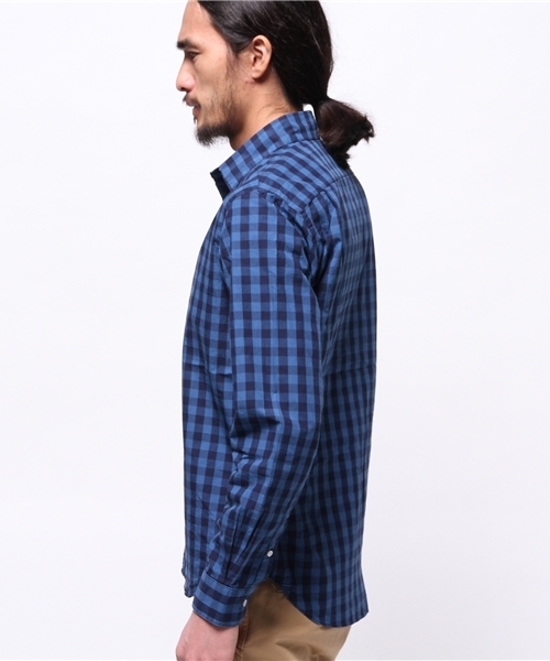 EDIFICE（エディフィス）の「◇インディゴモチーフショートレギュラーシャツ（シャツ/ブラウス・メンズ・ブルー系その他/ブルー/ネイビー・44/48/46/50）」の12枚目の写真