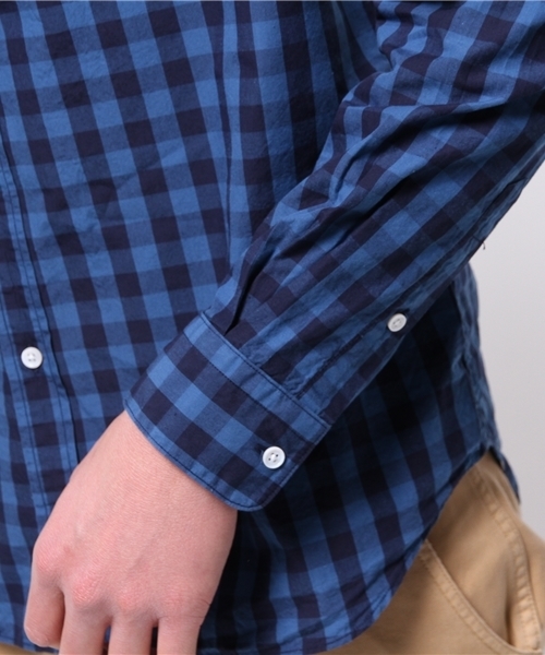 EDIFICE（エディフィス）の「◇インディゴモチーフショートレギュラーシャツ（シャツ/ブラウス・メンズ・ブルー系その他/ブルー/ネイビー・44/48/46/50）」の4枚目の写真