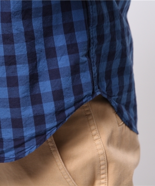 EDIFICE（エディフィス）の「◇インディゴモチーフショートレギュラーシャツ（シャツ/ブラウス・メンズ・ブルー系その他/ブルー/ネイビー・44/48/46/50）」の5枚目の写真