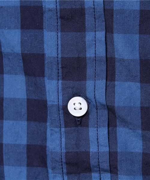 EDIFICE（エディフィス）の「◇インディゴモチーフショートレギュラーシャツ（シャツ/ブラウス・メンズ・ブルー系その他/ブルー/ネイビー・44/48/46/50）」の6枚目の写真