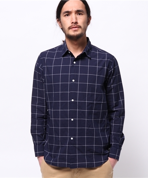 EDIFICE（エディフィス）の「◇インディゴモチーフショートレギュラーシャツ（シャツ/ブラウス・メンズ・ブルー系その他/ブルー/ネイビー・44/48/46/50）」の20枚目の写真