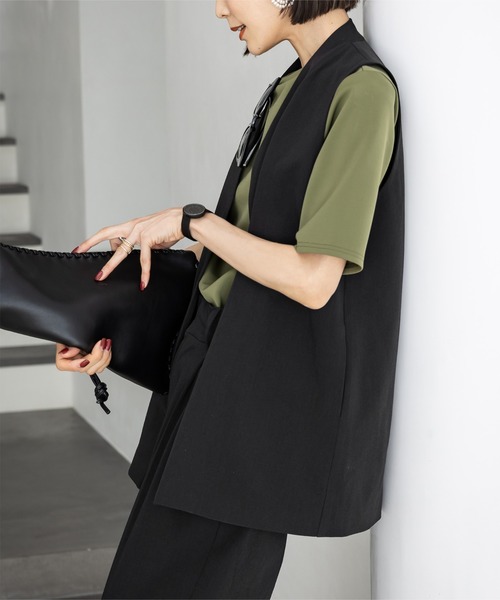 UR'S（ユアーズ）の「ｼｮｰﾙｶﾗｰｼﾞﾚ（ベスト）」 - WEAR
