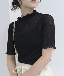 fredy emue | シアー半袖プルオーバーカットソー(Tシャツ/カットソー)