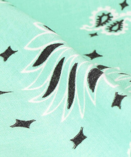 HAV-A-HANK(ハバハンク )の「<HAV-A-HANK>BANDANNA バンダナ(バンダナ/スカーフ・メンズ・ベージュ/レッド/ロイヤルブルー/イエロー/ライトグレー/ブラック/ダークグリーン/ネイビー/ターコイズブルー/ワインレッド/ライム/ダークブラウン/ピンク・FREE)」の17枚目の写真
