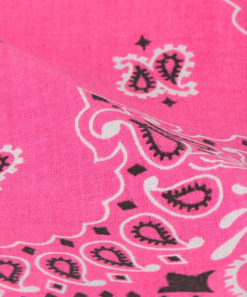 HAV-A-HANK(ハバハンク )の「<HAV-A-HANK>BANDANNA バンダナ(バンダナ/スカーフ・メンズ・ベージュ/レッド/ロイヤルブルー/イエロー/ライトグレー/ブラック/ダークグリーン/ネイビー/ターコイズブルー/ワインレッド/ライム/ダークブラウン/ピンク・FREE)」の19枚目の写真