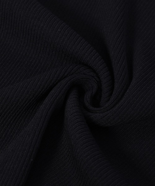 CEDNIE（セドニー）の「ハーフスリーブリブニット（ニット/セーター・レディース・ホワイト/ブラック・M）」の20枚目の写真