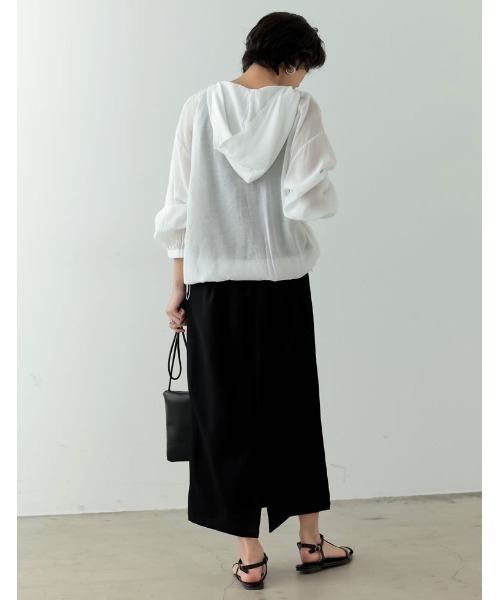 Re:EDIT（リエディ）の「シアードロスト長袖アノラックパーカー（その他トップス・レディース・ホワイト/モカ/ブラック/グレイッシュベージュ・LARGE/MEDIUM）」の18枚目の写真