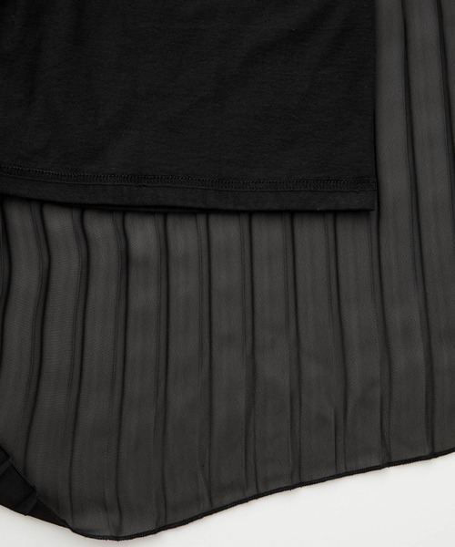 CONVERSE（コンバース）の「CONVERSE/コンバース ジョーゼットシアープリーツラインスカート（スカート・レディース・ブラック・M/L）」の16枚目の写真