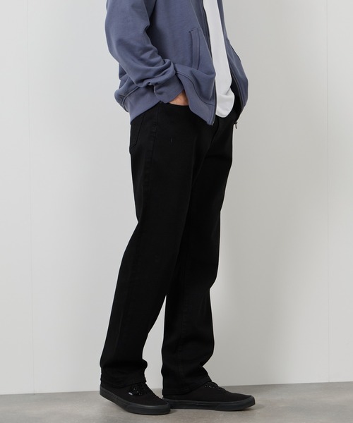 NAVY(ネイビー)の「毎日はきたくなるデニム「マイデニ」REGULAR STRAIGHT DENIM(デニムパンツ・メンズ・ワンウォッシュ/ブルー系1/ブラック/ブルー系3/ブラック系1/ブルー系2・32inch/36inch/28inch/31inch/29inch/33inch/30inch/34inch/27inch)」の8枚目の写真