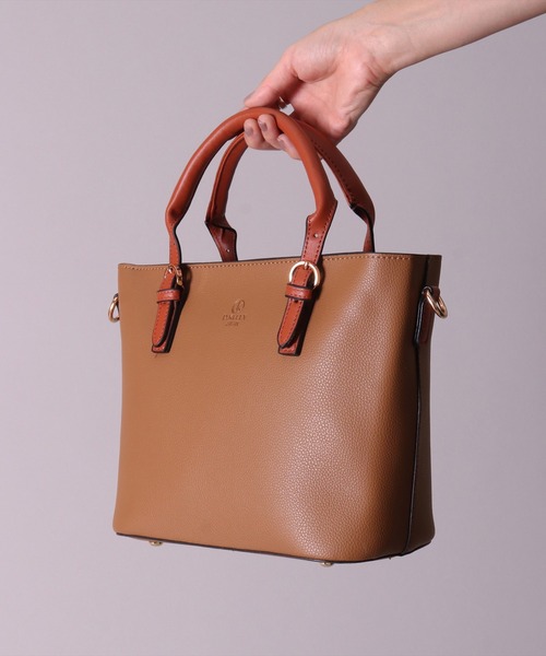 茶色弁当　激レア　未使用　キャデラック　バック　　 ハンドバッグ BAYBLO（ベイブロ）の「(RA)【D.KELLY】バッグインバッグ付き バイ