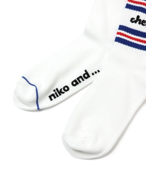 niko and...(ニコアンド)の「【cher(シェル)】コラボ2Pソックス(ソックス/靴下・レディース・ブラック/オフホワイト・FREE)」の13枚目の写真