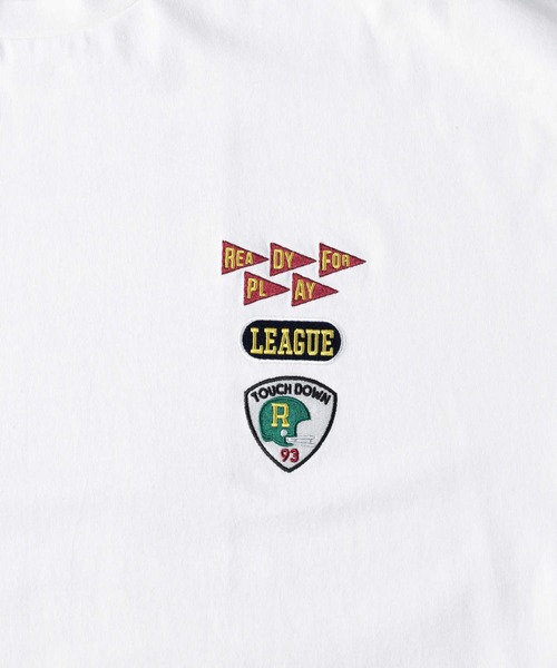 BACK NUMBER（バックナンバー）の「【BACK NUMBER】カレッジワッペンロンＴ（Tシャツ/カットソー・メンズ・ホワイト/オレンジ/ブラック・XL/M/S/L）」の10枚目の写真