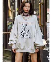 jouetie | dogプリントプルオーバー(スウェット)