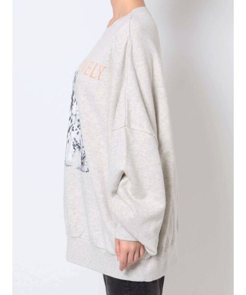 jouetie（ジュエティ）の「dogプリントプルオーバー（スウェット・レディース・ブラック/グレー/レッド・MEDIUM）」の21枚目の写真