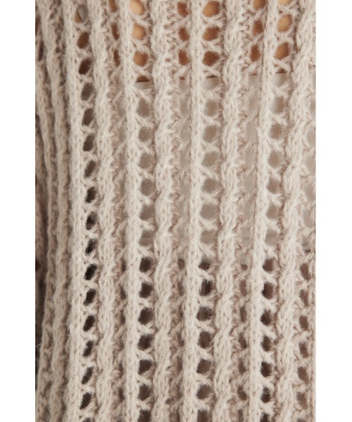 rienda(リエンダ)の「2WAYネッククロシェニットトップス(ニット/セーター・レディース・オレンジ/ベージュ/アイボリー/ブラック・FREE)」の16枚目の写真