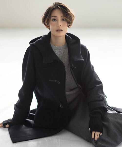 J.PRESS(ジェイプレス)の「【洗える】フラノハンドウォッシュ マーメイド スカート(スカート・レディース・ダークブラウン系/ベージュ系/グレー系・T13/T15)」の4枚目の写真