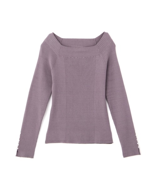 PROPORTION BODY DRESSING（プロポーションボディドレッシング）の「ＥＣＯＶＥＲＯランダムリブニット / 1212270021（ニット/セーター・レディース・ブラック/グレー/パープル・MEDIUM/SMALL）」の19枚目の写真