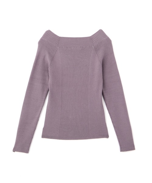 PROPORTION BODY DRESSING（プロポーションボディドレッシング）の「ＥＣＯＶＥＲＯランダムリブニット / 1212270021（ニット/セーター・レディース・ブラック/グレー/パープル・MEDIUM/SMALL）」の20枚目の写真