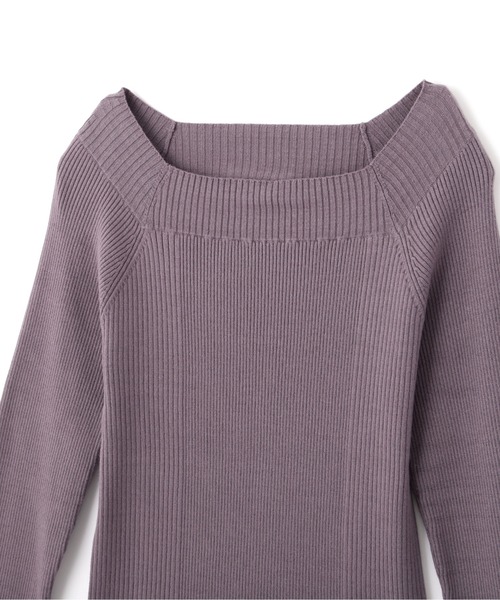 PROPORTION BODY DRESSING（プロポーションボディドレッシング）の「ＥＣＯＶＥＲＯランダムリブニット / 1212270021（ニット/セーター・レディース・ブラック/グレー/パープル・MEDIUM/SMALL）」の21枚目の写真