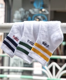 U.S. POLO ASSN. | U.S. POLO ASSN. /ユーエスポロアッスン 別注 ロゴデザイン  アソートソックス(３足セット)(ソックス/靴下)