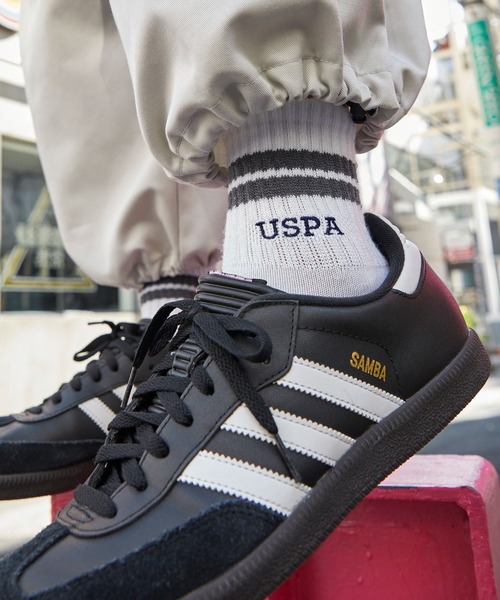 U.S. POLO ASSN. チェック柄ネクタイ　シューズセット 大剣幅8㎝ 日本製 チェック柄ネクタイ ANNIVERSAIRE PREMIER