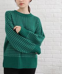 SHOO・LA・RUE | 控えめな柄が可愛い！バーズアイ柄ニット(ニット/セーター)