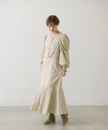 ピーチ起毛BLキャミOPセット