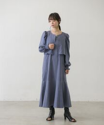 ピーチ起毛BLキャミOPセット