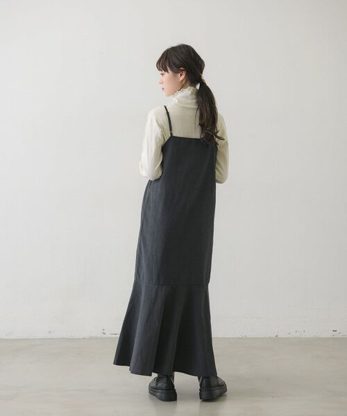 RETRO GIRL(レトロガール)の「ピーチ起毛BLキャミOPセット(ワンピース・レディース・ブラウン/ナチュラル/ブルー/ブラック・FREE)」の19枚目の写真