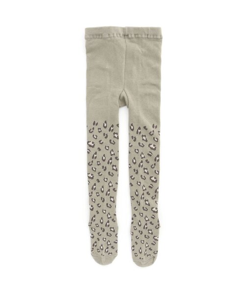 BREEZE(ブリーズ)の「総柄ベロアリボンタイツ(タイツ/ストッキング・キッズ・ベージュ/グレー/ブラック・80/100/120/140)」の2枚目の写真