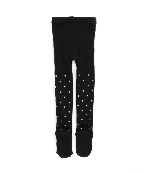 BREEZE(ブリーズ)の「総柄ベロアリボンタイツ(タイツ/ストッキング・キッズ・ベージュ/グレー/ブラック・80/100/120/140)」の9枚目の写真