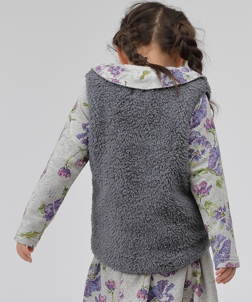 HAKKA KIDS（ハッカキッズ）の「ボアベスト（ベスト・キッズ・ブラウン/グレー・110cm/100cm/120cm/130cm）」の18枚目の写真