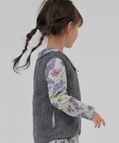 HAKKA KIDS（ハッカキッズ）の「ボアベスト（ベスト・キッズ・ブラウン/グレー・110cm/100cm/120cm/130cm）」の15枚目の写真