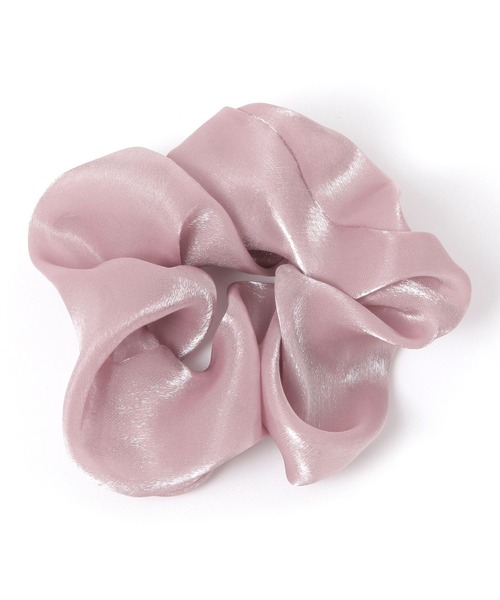 LAKOLE（ラコレ）の「オーガンジーシアーシュシュ / 171787（シュシュ・レディース・ブラック/オフホワイト/グリーン/オレンジ/ピンク/ライトグレー・FREE）」の5枚目の写真