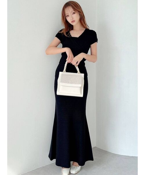 RESEXXY(リゼクシー)の「マーブルスクエアパンプス(パンプス・レディース・その他1/ブラック・LARGE/MEDIUM/SMALL)」の7枚目の写真