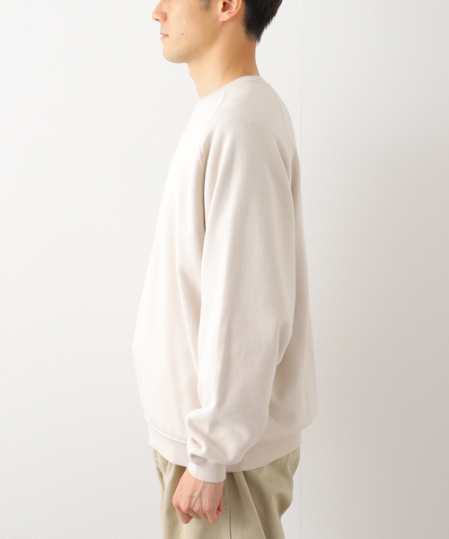 JOURNAL STANDARD J.S HOMESTEAD(ジャーナルスタンダードホームステッド)の「【SBTRACT/サブトラクト for J.S.Homestead】HEAVY FLEECE CREW RAGLAN SWEAT(スウェット・メンズ・アイボリー/ライトグレー・MEDIUM/LARGE)」の15枚目の写真