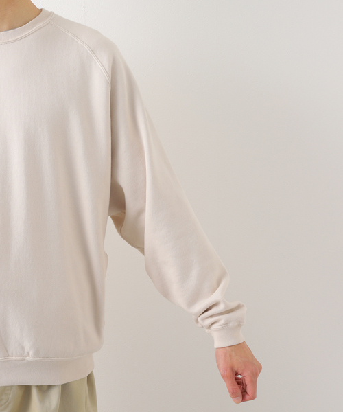 JOURNAL STANDARD J.S HOMESTEAD(ジャーナルスタンダードホームステッド)の「【SBTRACT/サブトラクト for J.S.Homestead】HEAVY FLEECE CREW RAGLAN SWEAT(スウェット・メンズ・アイボリー/ライトグレー・MEDIUM/LARGE)」の19枚目の写真