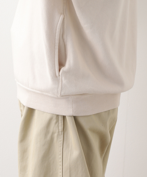 JOURNAL STANDARD J.S HOMESTEAD(ジャーナルスタンダードホームステッド)の「【SBTRACT/サブトラクト for J.S.Homestead】HEAVY FLEECE CREW RAGLAN SWEAT(スウェット・メンズ・アイボリー/ライトグレー・MEDIUM/LARGE)」の4枚目の写真